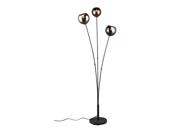 Trio Lighting Sheldon gulvlampe 3L E14 flerfarget