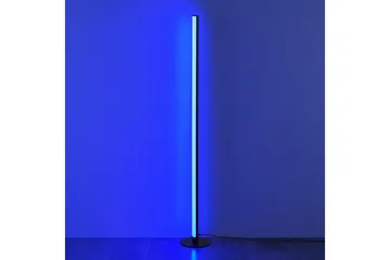 Trio Lighting Tendo LED gulvlampe svart RGB - Belysning - Innendørsbelysning & Lamper - Gulvlampe