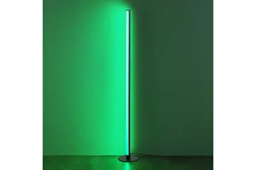 Trio Lighting Tendo LED gulvlampe svart RGB - Belysning - Innendørsbelysning & Lamper - Gulvlampe