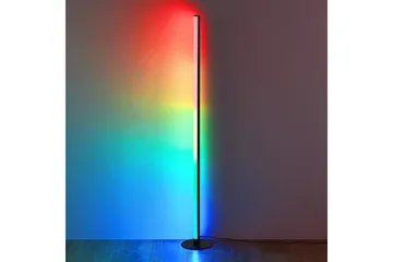 Trio Lighting Tendo LED gulvlampe svart RGB - Belysning - Innendørsbelysning & Lamper - Gulvlampe