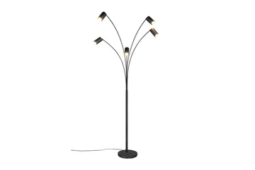 Gulvlampe TRIO Marley Matt svart - Matt svart - Belysning - Innendørsbelysning & Lamper - Gulvlampe