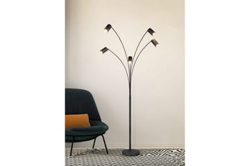 Gulvlampe TRIO Marley Matt svart - Matt svart - Belysning - Innendørsbelysning & Lamper - Gulvlampe