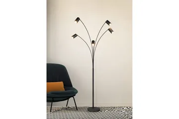 Gulvlampe TRIO Marley Matt svart - Matt svart - Belysning - Innendørsbelysning & Lamper - Gulvlampe