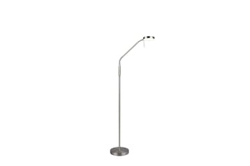 Gulvlampe TRIO Moreno Børstet stål - Børstet stål - Belysning - Innendørsbelysning & Lamper - Gulvlampe