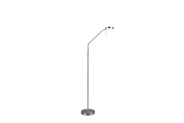 Gulvlampe TRIO Moreno Børstet stål - Børstet stål - Belysning - Innendørsbelysning & Lamper - Gulvlampe