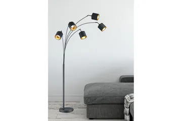 Gulvlampe TRIO Tommy Bøyd Matt svart - Matt svart - Belysning - Innendørsbelysning & Lamper - Gulvlampe