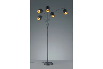 Gulvlampe TRIO Tommy Bøyd Matt svart - Matt svart - Belysning - Innendørsbelysning & Lamper - Gulvlampe