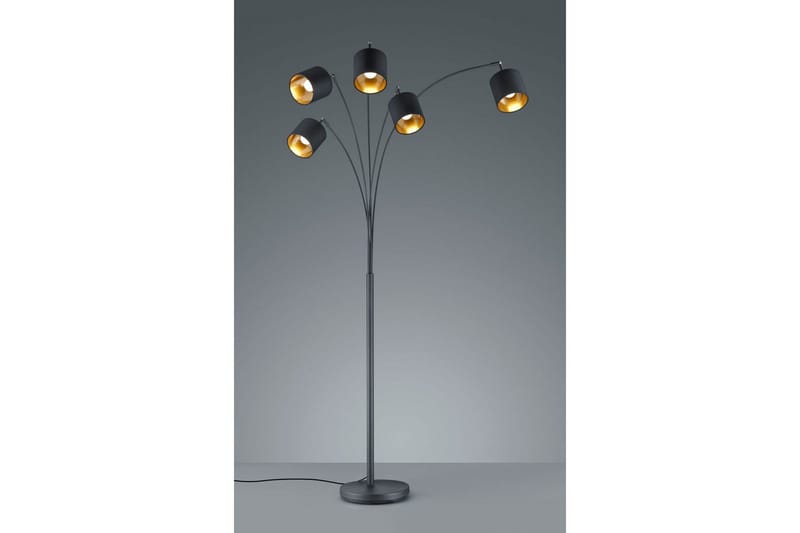 Gulvlampe TRIO Tommy Bøyd Matt svart - Matt svart - Belysning - Innendørsbelysning & Lamper - Gulvlampe