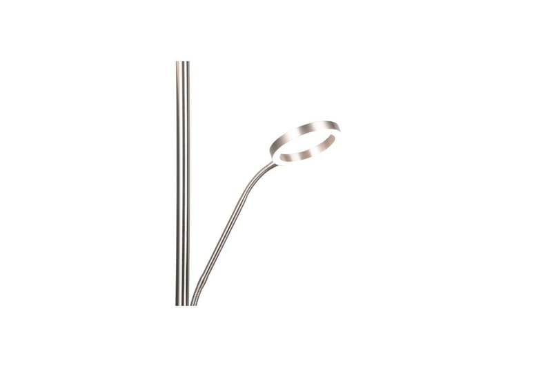 Gulvlampe TRIO Willis Børstet stål - Børstet stål - Belysning - Innendørsbelysning & Lamper - Gulvlampe