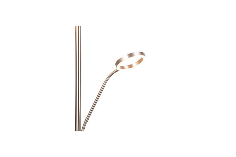 Gulvlampe TRIO Willis Børstet stål - Børstet stål - Belysning - Innendørsbelysning & Lamper - Gulvlampe