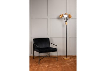Vifta Gulvlampe 3 Pærer 33 cm - Svart/Messing - Belysning - Innendørsbelysning & Lamper - Gulvlampe