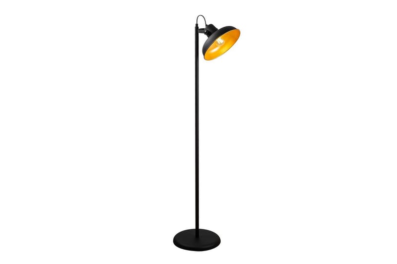 Gulvlampe Zinra svart / Gull - 30 x 43 cm - Belysning - Innendørsbelysning & Lamper - Gulvlampe