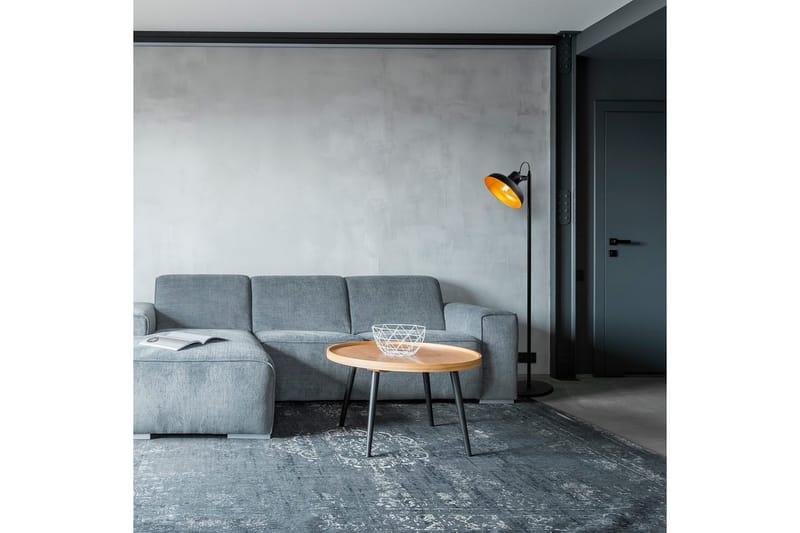 Gulvlampe Zinra svart / Gull - 30 x 43 cm - Belysning - Innendørsbelysning & Lamper - Gulvlampe