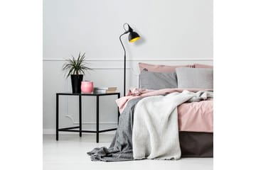 Gulvlampe Zinra svart / Gull - 35 x 30 cm - Belysning - Innendørsbelysning & Lamper - Gulvlampe