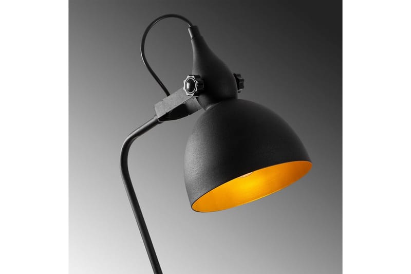 Gulvlampe Zinra svart / Gull - 35 x 30 cm - Belysning - Innendørsbelysning & Lamper - Gulvlampe