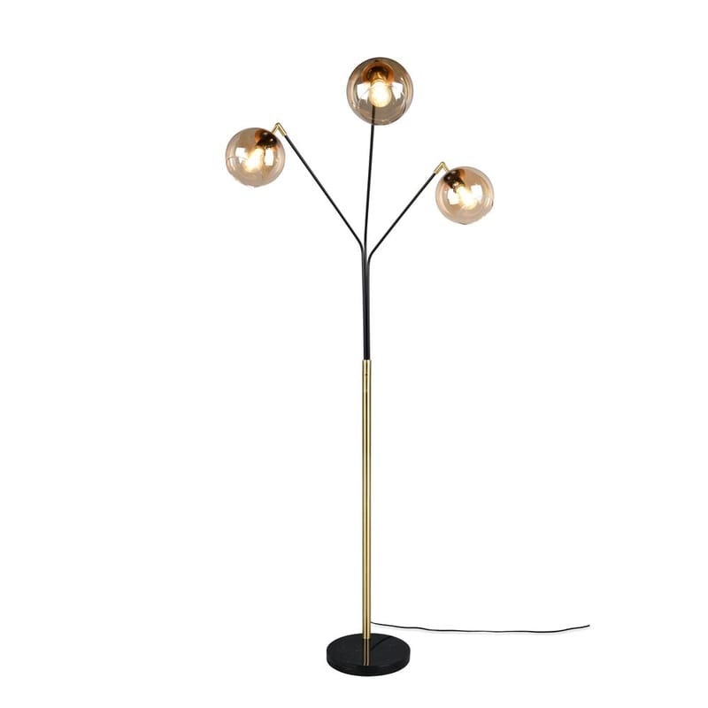 Gulvlampe Paxton - Matt svart/gull - Belysning - Innendørsbelysning & Lamper - Gulvlampe