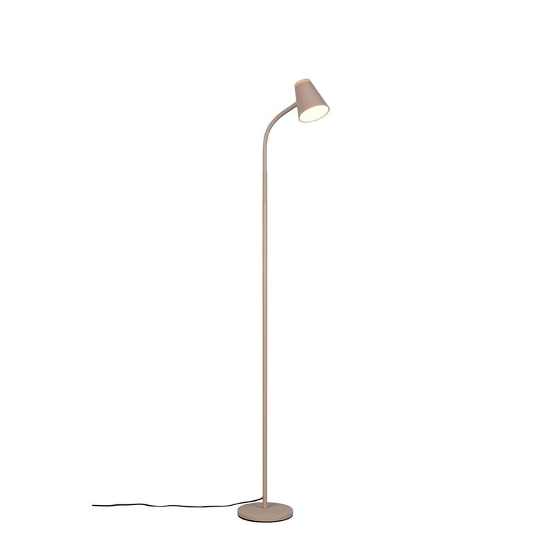 Gulvlampe Pongo, Varm beige