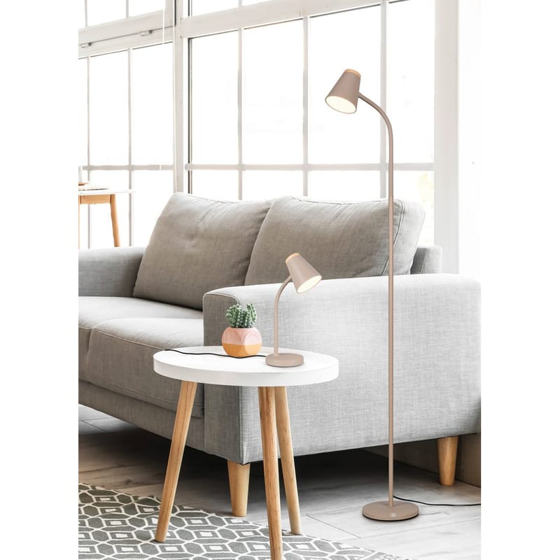 Gulvlampe Pongo - Varm beige - Belysning - Innendørsbelysning & Lamper - Gulvlampe