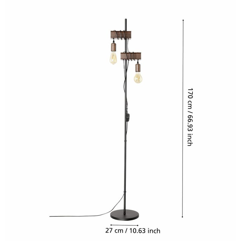 Gulvlys Townshend - 25 cm - Belysning - Innendørsbelysning & Lamper - Gulvlampe
