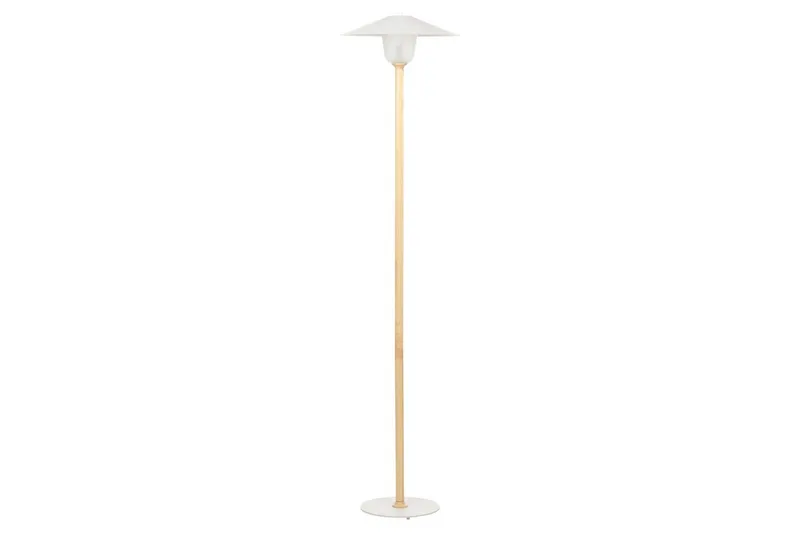 Imbros Gulvlampe 153 cm, Lyst tre/Hvit