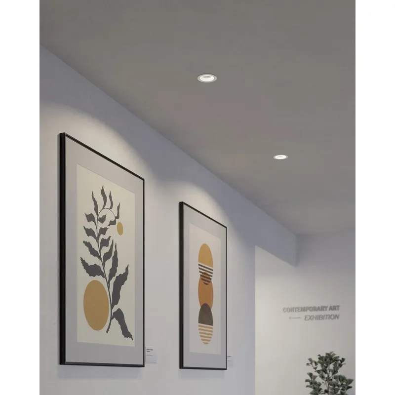 Innfelt lampe Carosso 93 mm - Hvit - Belysning - Innendørsbelysning & Lamper - Lamper gang