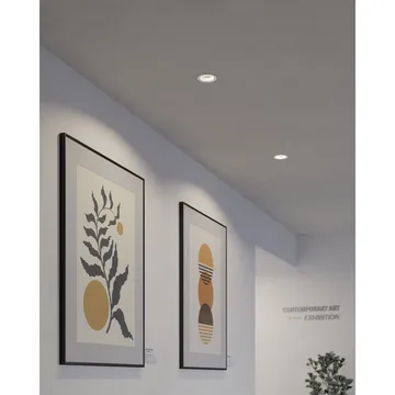 Innfelt lampe Carosso 93 mm - Hvit - Belysning - Innendørsbelysning & Lamper - Lamper gang