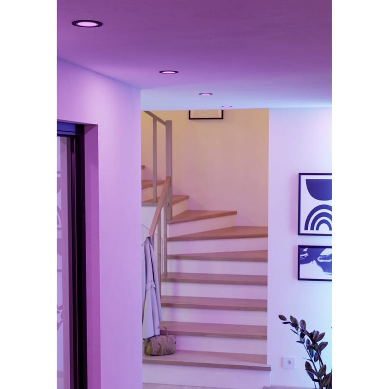 Innfelt lampe Carosso 93 mm - Sort - Belysning - Innendørsbelysning & Lamper - Lamper gang