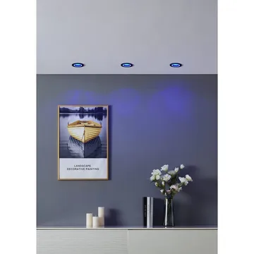 Innfelt lampe Carosso 93 mm - Sort - Belysning - Innendørsbelysning & Lamper - Lamper gang