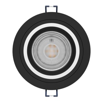 Innfelt lampe Carosso 93 mm - Sort - Belysning - Innendørsbelysning & Lamper - Lamper gang