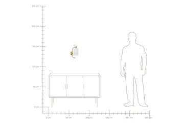 Kallisti Vegglampe E27 - Kobber/Hvit - Belysning - Innendørsbelysning & Lamper - Vegglampe - Veggarmatur