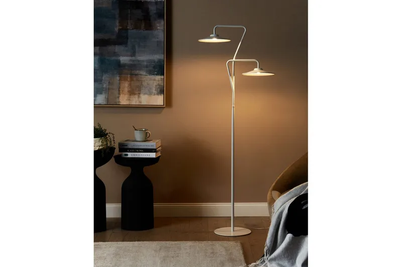 Karpathy Gulvlampe 140 cm - Hvit - Belysning - Innendørsbelysning & Lamper - Gulvlampe