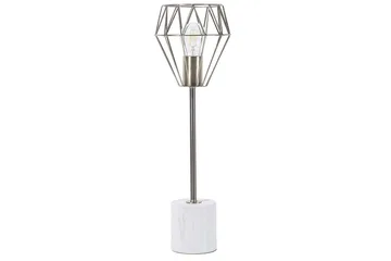 Kasik Bordlampe 49 cm E27 - Messing/Hvit - Belysning - Innendørsbelysning & Lamper - Bordlampe