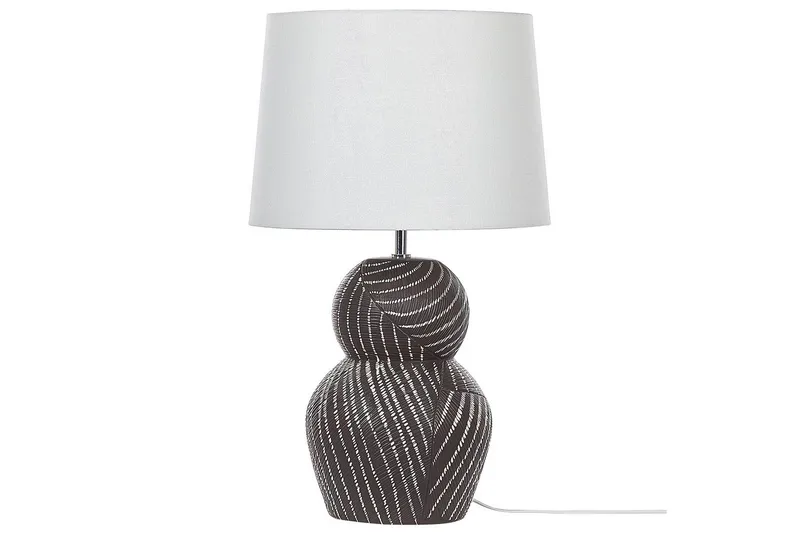 Korska Bordlampe 63 cm E27 - Svart/Hvit - Belysning - Innendørsbelysning & Lamper - Bordlampe
