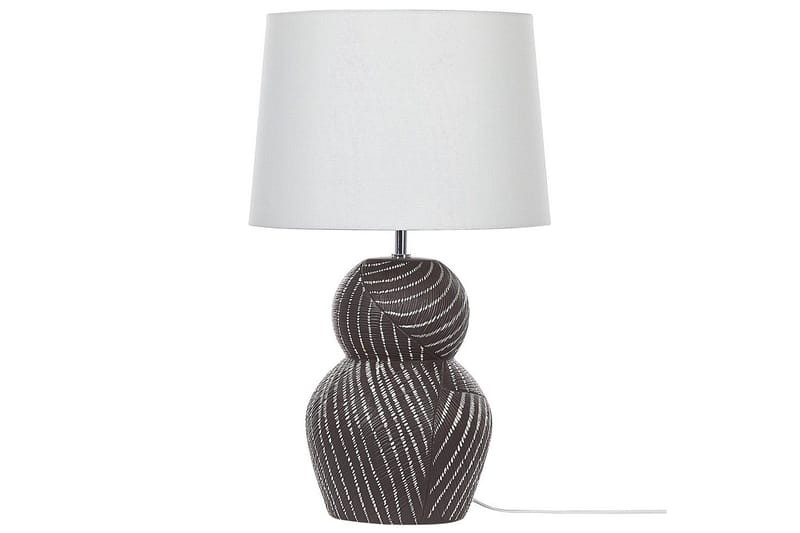 Korska Bordlampe 63 cm E27 - Svart/Hvit - Belysning - Innendørsbelysning & Lamper - Bordlampe