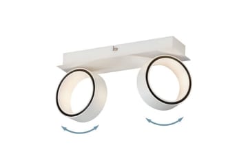 LED-spotlight Eglo Albariza Hvit 2 Lamper - 2 Lamper - Belysning - Innendørsbelysning & Lamper - Lamper gang