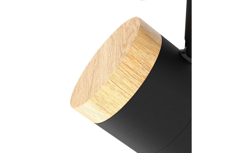 LED-spotlight Eglo Cartagena Svart/Tre 3 lamper - 3 lamper - Belysning - Innendørsbelysning & Lamper - Lamper gang