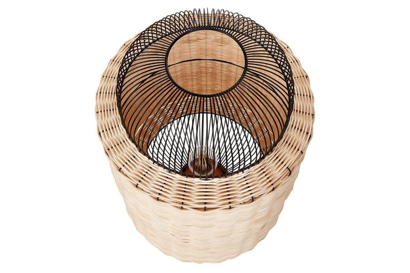 Leftyr Bordlampe 55 cm E27 - Svart/Natur - Belysning - Innendørsbelysning & Lamper - Bordlampe