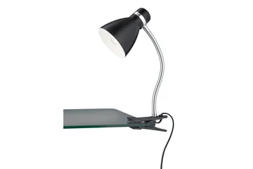 Trio Lighting Harvey Klypelampe E27 matt svart - Belysning - Innendørsbelysning & Lamper - Leselampe - Klemspot