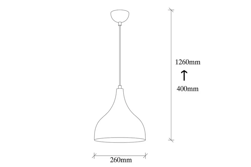 Lysekrone Rathour Ironclad Kobber / Hvit / Svart - Kobber/Svart/Hvit - Belysning - Innendørsbelysning & Lamper - Soveromslampe - Taklampe soverom