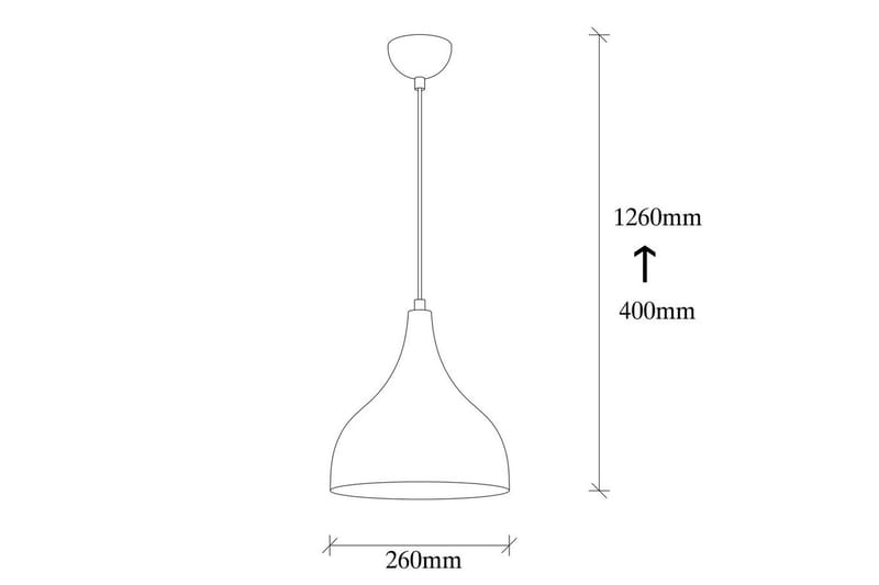 Lysekrone Rathour Ironclad Kobber / Hvit / Svart - Kobber/Svart/Hvit - Belysning - Innendørsbelysning & Lamper - Soveromslampe - Taklampe soverom