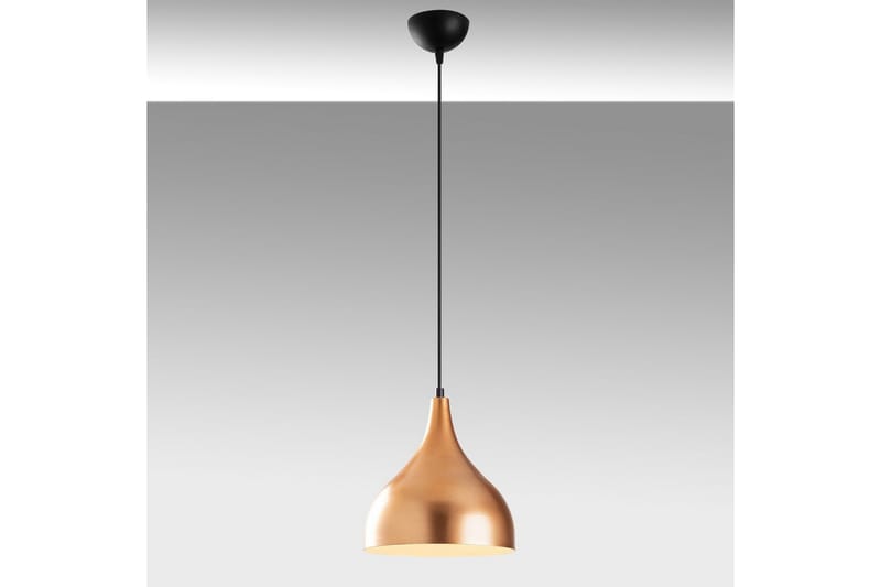 Lysekrone Rathour Ironclad Kobber / Hvit / Svart - Kobber/Svart/Hvit - Belysning - Innendørsbelysning & Lamper - Gulvlampe