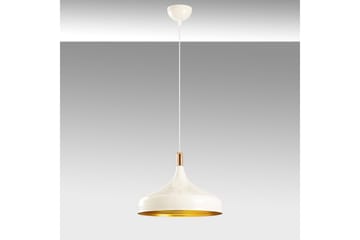 Lysekrone Rathour Steelix Hvit / Gull / Kobber - Gull/Kobber/Hvit - Belysning - Innendørsbelysning & Lamper - Soveromslampe - Taklampe soverom