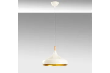 Lysekrone Rathour Steelix Hvit / Gull / Kobber - Gull/Kobber/Hvit - Belysning - Innendørsbelysning & Lamper - Soveromslampe - Taklampe soverom