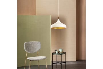 Lysekrone Rathour Steelix Hvit / Gull / Kobber - Gull/Kobber/Hvit - Belysning - Innendørsbelysning & Lamper - Soveromslampe - Taklampe soverom