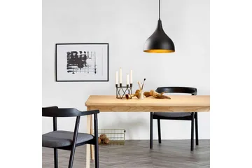 Lysekrone Rathour Vanguard Svart / Gull - Gull/Svart - Belysning - Innendørsbelysning & Lamper - Soveromslampe - Taklampe soverom