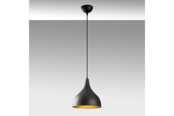 Lysekrone Rathour Vanguard Svart / Gull - Gull/Svart - Belysning - Innendørsbelysning & Lamper - Gulvlampe