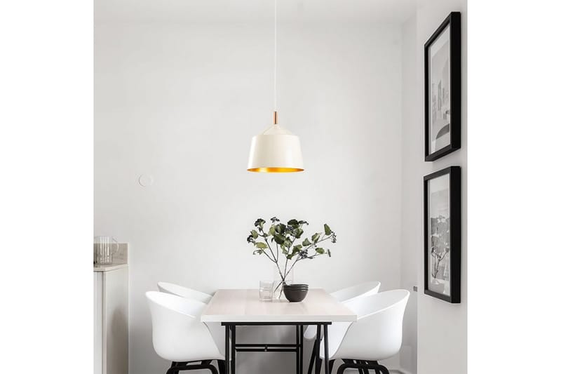 Lysekrone Rathour Volt Hvit / Gull / Kobber - Gull/Kobber/Hvit - Belysning - Innendørsbelysning & Lamper - Gulvlampe
