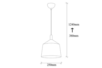Lysekrone Rathour Volt Hvit / Gull / Kobber - Gull/Kobber/Hvit - Belysning - Innendørsbelysning & Lamper - Gulvlampe