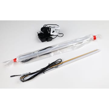 LED-profil Olin Hvit for Type 05/13/44, 2 stykker - Belysning - Innendørsbelysning & Lamper - Møbelbelysning & integrert belysning - Bildebelysning