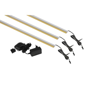 LED-profil Serio Hvit for Type 05, 3 Stykker - Belysning - Innendørsbelysning & Lamper - Møbelbelysning & integrert belysning - Skapbelysning & Benkbelysning